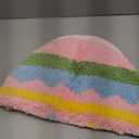 Hexagram Easter Bathroom Rugs, Eggs Easter Rug for Bathroom Decor, Farmhouse Bath Mats, Holiday Decorations Non Slip 16x24 Inches