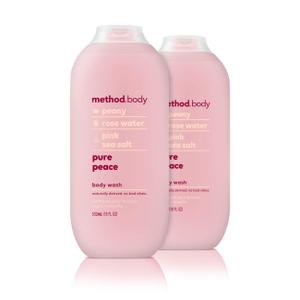 Method Body Wash, Pure Peace, 18 oz, 2 Pack