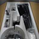 Ceiling Fans with Lights, 56 inch Low Profile Ceiling Fan with Light and Remote Control, Flush Mount, 3CCT, Dimmable, Quiet Reversible Motor, Black Ceiling Fan for Bedroom Indoor/Outdoor Use