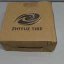 ZHIYUE TIRE 7 inch Heavy-Duty Rubber Wheels 2-Pack w/1/2 Bore, 1-1/2 Wide, 100LB Capacity - Fits Oregon 72-107, Craftsman, MTD, Radio Flyer, BBQ CartsGray