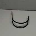 Garden Hose Holder Water Hose Hanger Wall Mounted,304Stainless Steel Solid Hose Hook Holds Up to 50Ft Garden Hose, Expandable Hose, Water Hose(Black Paint 1pcs)