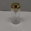 LEICURACE Glass Foam Soap Dispenser, Refillable Foaming Dispenser with Gold Pump, Foam Hand Soap Dispenser for Bathroom Kitchen, Home Decor （Foam Type/Clear）