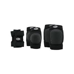 Bell Sports Adult Protective Gear Black, 4Piece Set, 14+