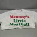 Mommy's Little Meatball Italian Ironic New York City Little Italy Canal Mulberry Funny Meme Unisex Heavy Cotton Tee L