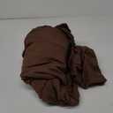 Extra Deep Cal King Fitted Sheet - Hotel Luxury Single Fitted Sheet Only - Easily Fits 18 inch to 24 inch Mattress - Ultra Soft, Wrinkle & Fade Free w/Extra Deep Pockets - Breathable & Comfy - Brown