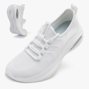 Wide Toe Box Shoes Women Extra Wide Width Sneakers Air Cushion Road Running Shoes Ultra Light Tennis Gym Workout Training Shoes Breathable Walking Shoes with Arch Support, 38