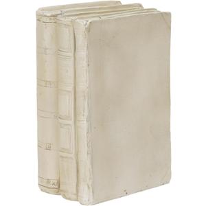 Faux Books Living Room Decor - Resin Cute Cream Farmhouse Decor Fake Modern Fashion Decorative Books Set for Office Mantle Shelves Coffee Table Decor 4.5 * 3 * 6.5 Inch Guichifun