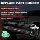 Upper & Lower Intermediate Steering Shaft Column Compatible with Cadillac Escalade GMC Sierra Yukon Chevy Silverado Avalanche Suburban 1999-2006 4WD Only Replaces# 25958109 19329330