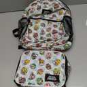 Super Mario Backpack and Lunch Box Set for Kids - Bundle with Mario Backpack, Mario Lunch Bag, Stickers, Water Bottle, More | Super Mario School Bag for Boys 4-6