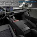 Upgraded Center Console Organizer Compatible with 2026 Toyota RAV4 6th Gen Accessories, Interior Insert ABS Materials Tray, Armrest Box Secondary Storage Tray