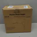 Drain Auger, Clog Remover with Drill Adapter, 25 Feet Flexible Plumbing Snake Use Manually or Powered for Kitchen, Bathroom and Shower Sink, Comes with Gloves (orange)