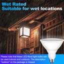 Energetic PAR38 LED Flood Outdoor Light Bulb, 3000K Warm White, 90W Equivalent (11 Watt), 900 Lumens, E26 Base, Non-Dimmable, Wet Rated, 6 Pack