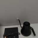 Electric Kettles, Gooseneck Electric Kettle, 1 Temperature Control, Stainless Steel Inner, Quick Heating, for Pour Over Coffee, Brew Tea, Boil Hot Water, 0.9L Black