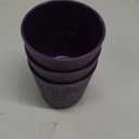 BiceThermo Drinking Cups, change color over 37° Celsius (98.6° F), 100% Recyclable Tumbler, For Hot Drinks, Dishwasher Safe, Made in Italy, 20cl, Purple/Red (Pack of 3)