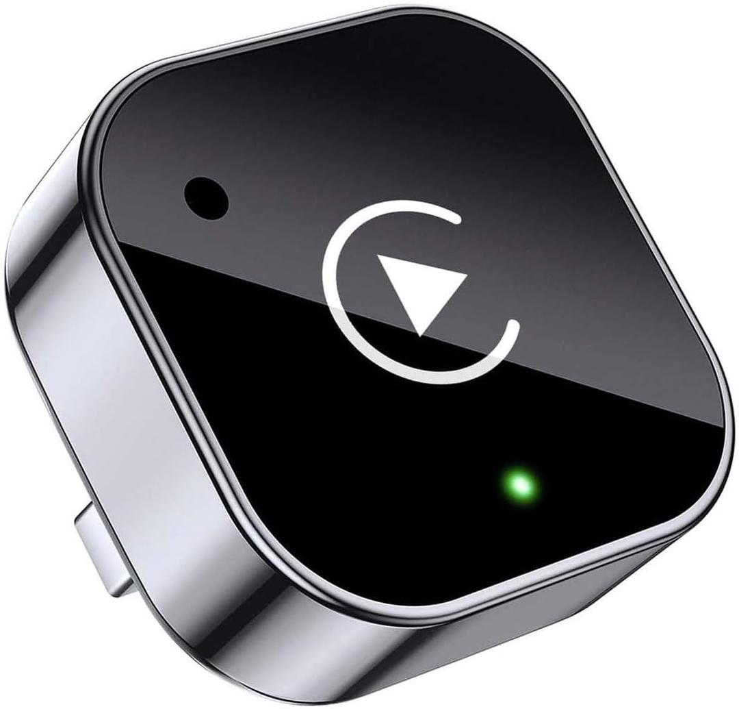 WDZWFHK Wireless CarPlay Adapter & Android Auto Dongle, Fast Auto-Connect, Compact Plug & Play Wireless CarPlay Converter for iPhone & Android, USB/ USB-C, No Delay, Seamless Reconnection (Black)