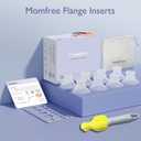 8PCS Flange Sizing Kit 19mm for 24mm Flanges/Shield, Silicone Flange Insert for Momcozy/Spectra/Medela Breast Pump, Breastfeeding Essential Kit for Moms(with Nipple Rulers and Storage Bag)