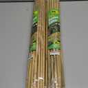 LJAAJSUV 30 Pcs - 24 inches Plant Stakes Natural Garden Bamboo Sticks for Indoor and Outdoor Plants, Plant Support Stakes for Tomatoes, Beans, Potted Plants. X2