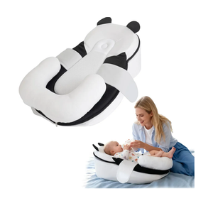 Rootling Baby Feeding Pillow, Anti Overflow Feeding Pillow for Reducing Spit-Up, Safety Nursing Pillow, Baby Lounger Reflux Wedge Breastfeeding, Removable top and Bottom