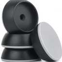 4 Pack Baby Gate Wall Protector Wall Cups for Child Pressure Mounted Stair Safety Gate, Protect Walls & Doorways from Pet & Dog Gates, Black