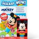 Melissa & Doug Sticker Wow! 24-Page Activity Pad and Sticker Stamper, 300 Stickers, Arts and Crafts Fidget Toy Collectible Character  Disney Mickey Mouse - for Kids Ages 3+ - FSC Certified