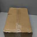 HAYOFAMY 4-Tier Mobile Bookshelf, White Bookcase with Wheels, Rolling File Holder Desk File Book Organizer for Home Office Living Room School