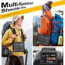 SEYMAC stock Case for iPad (A16) 11th/10th Generation 11''/10.9'' 2025/2022, with Built-in Screen Protector, Shoulder Strap, Built-in Kickstand, Rugged Full Body Shockproof Protective Case, Black