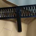 Rear Tow Hitch Step Bar Fit for 2" Receiver for Trailer Pickup Truck, Black