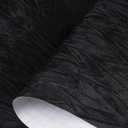 Decotalk 2ft X 10ft Black Adhesive Velvet Fabric Velvet Peel and Stick Wallpaper Black Felt Contact Paper for Shelf Lining Drawer Liner Solid Color Flocking Wallpaper Felt Wall Paper Self Adhesive (23.6" x 120")