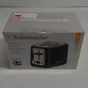 Toastmaster 2-Slice Cool Touch Toaster, black with stainless accent