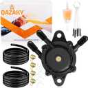 Fuel Pump Compatible with EZGO Golf Cart Gas Club Car 295cc 350cc Robin 4-cycle Engine Kawasaki FE290 FE350 Yamaha G16 G18 G19 G20 G22 G27 G29 72873G01 Marathon TXT RXV ST Medalist DS Precedent