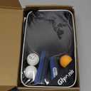 Glymnis Ping Pong Paddles Set Table Tennis Rackets with Balls, Storage Case for Indoor Outdoor Table Tennis Paddle Game Accessories