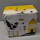 iBorn Bird Feeders for Outdoors,Bird Feeder with Double Suet Holders,Suet Feeder for Outside,Weatherproof Metal Roof,Easy to Refill&Clean,3.2 LBs Seed Capacity+2X Cake,1 Pack,Coffee Roof & Coffee Grid