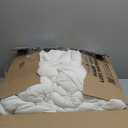 Bedsure Queen Comforter Set, White Soft Prewashed Bedding for All Seasons, 3 Pieces GentleSoft Bed Set, 1 Lightweight Comforter (90"x90") and 2 Pillowcases (20"x26")