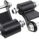 NewYall Pack of 2 Rear Rearward Leaf Spring Shackle for 1999-2013 Sierra 1500 2500 Yukon XL 2500 Silverado 1500 2500 Avalanche 2500 Suburban 2500 Replace 25812937 22820716