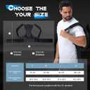 Posture Corrector for Men and Women, Adjustable Back Brace for Back, Neck and Shoulder Pain Relief, Back Support for Posture Improving Scoliosis, Hunchback, Hump, Thoracic, Spine Corrector (Medium)