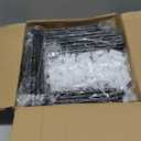 UDEAR 10-Tier Free Standing Shoe Rack Sturdy Shoe Rack Organizer for Closet Entryway Stackable Shoe Shelf with Dustproof Cover,Black