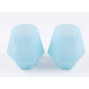 Wine2Go Diamond Silicone Wine Glasses 9oz