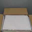 Clear Storage Bins with Lids - 4 Tier Plastic Bins with Wheels, Stackable Storage Bin, Closet Organizers Box for Bedroom, Living Room, 23 QT Folding Box with Magnetic Door (White)