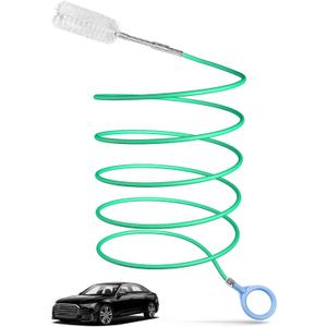 Upgraded Auto Sunroof Drain Cleaning Tool, 78 Inch Flexible Drain Brush Long Pipe Cleaners for Car, Tube Cleaning Brush Slim Drain Dredging Tool Perfect for Car Sunroof, Windshield Wiper Drain Hole