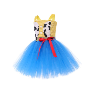 Girls Princess Costume Birthday Party Dress Halloween Cosplay Outfits, XL