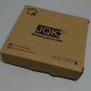 JQK Door Stopper, 304 Stainless Steel Thicken 1mm Sound Dampening Door Stop Bumper Wall Protetor 2 Pack, Brushed, DSB5-WN-P2 (Brushed & White Tip)