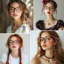 Blue Light Glasses for Woman Men | 99% Blue Light Blocking Glasses | Computer Glassess | Gaming | TV Phone Screen Reader Square Frame | Anti Eyestrain & UV Glare,1 Pack