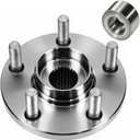 MotorbyMotor 2PK 930-400 Front Wheel Bearing and Hub Assembly with 5 Lugs Fits for Toyota Camry Avalon Venza Sienna, Toyoto Highlander (2WD), Lexus ES300H ES350, Heavy Duty Hub Bearing Assembly-510063