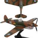 Daron Worldwide Trading P-40 Warhawk Hell's Angels 1:90 Vehicle, Brown , Black, Medium