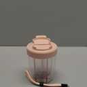 Large Pill Organizer,Supplement Organizer for 7 Different Vitamins,Pill Dispenser with Anti-Mixing Design,Easy to Retrieve Meds,Includes 20 Pcs Labels,Travel Pill Organizer(Pink)