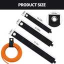 Heavy-Duty Extension Cord Holder 5-Pack, Three Sizes, Durable Nylon Cable Organizer Straps for Hanging CablesCords, Hoses, RopesTools and Outdoor Organization