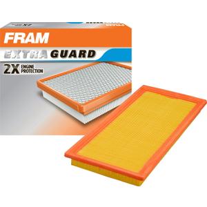 FRAM Extra Guard Engine Air Filter Replacement, Easy Install w/Advanced Engine Protection and Optimal Performance, CA10254 for Select Nissan, Pontiac and Suzuki Vehicles, White (One Size)