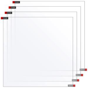 Enoin 4pcs 12x12 Inch Clear Acrylic/Plexiglass Sheet 0.060" 1/16 Inch Thick, Plastic Sheet Transparent Board Panel for Glass, DIY Project,Picture Frame, Paintings, Art Craft