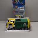 JOYIN Large Friction Powered Garbage Truck Toy Set, Includes Dumpster, Trash Bins, and Learning Cards for Kids, Boy Toys Birthday Gift for Boys Girls Kids Toddler Gift of Easter Basket Stuffers (Green)