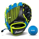 Franklin Sports Youth Teeball Glove - 9.0 Inch Neo-Grip Synthetic Leather Fielding Glove - Left & Right Handed Ready To Play with Bal